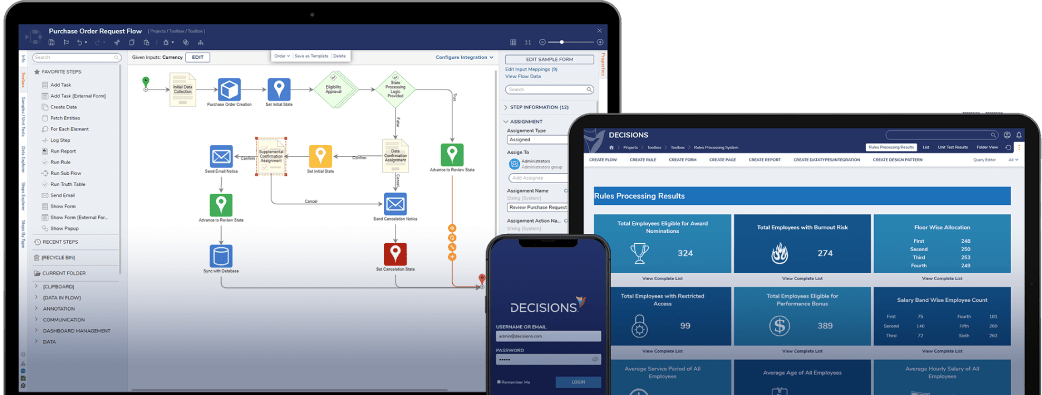 Decisions v9.16 device trio