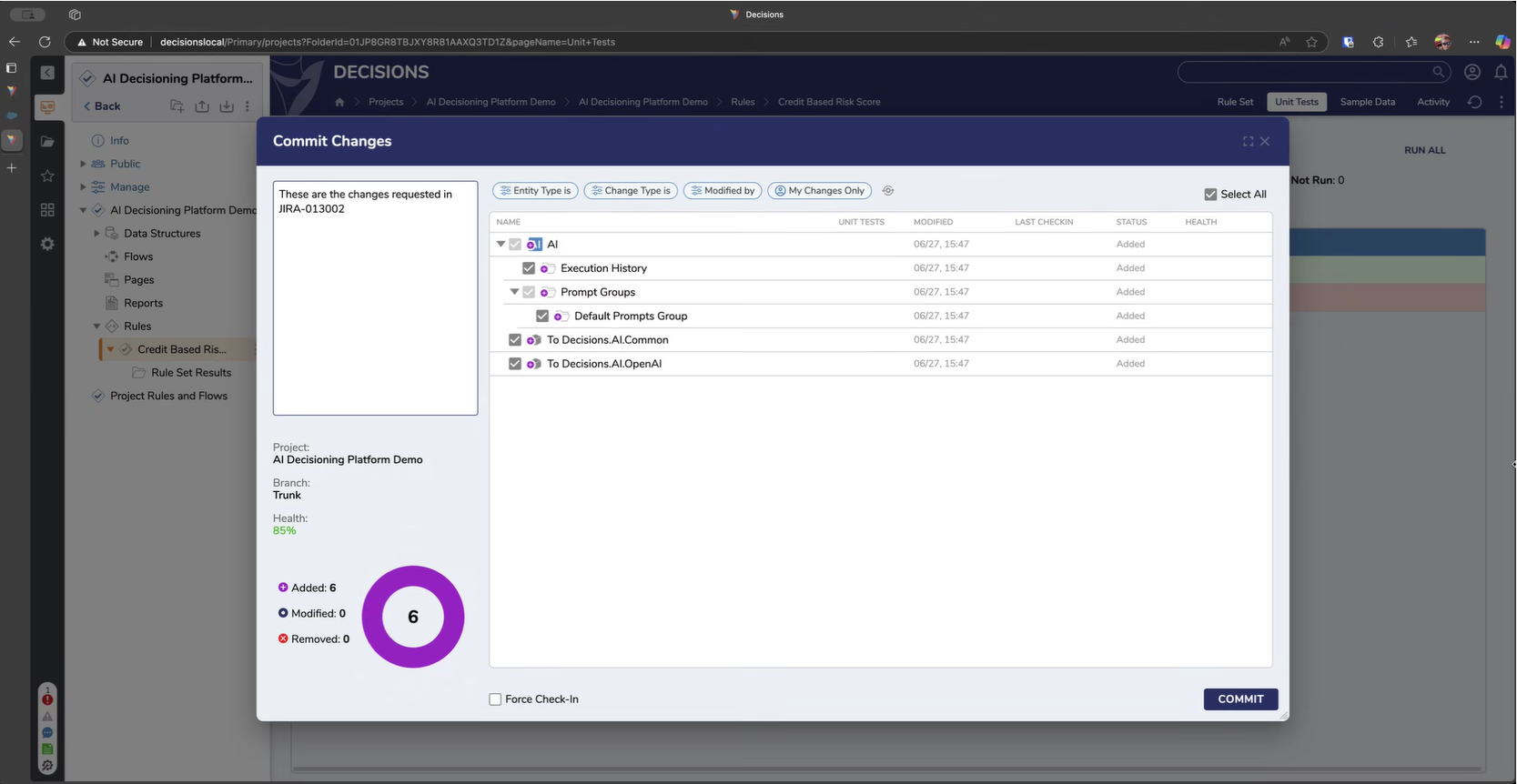 Built-in version control.