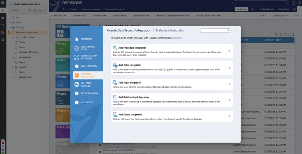 A built-in orchestration layer